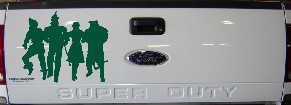 Wizard Of Oz Cartoons Car or Truck Window Decal Sticker