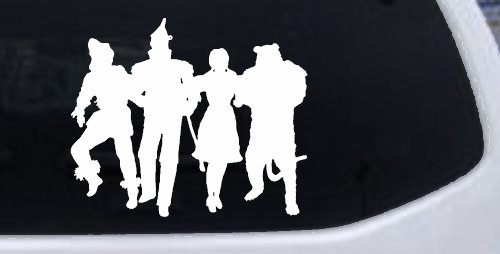 Wizard Of Oz Cartoons Car or Truck Window Decal Sticker