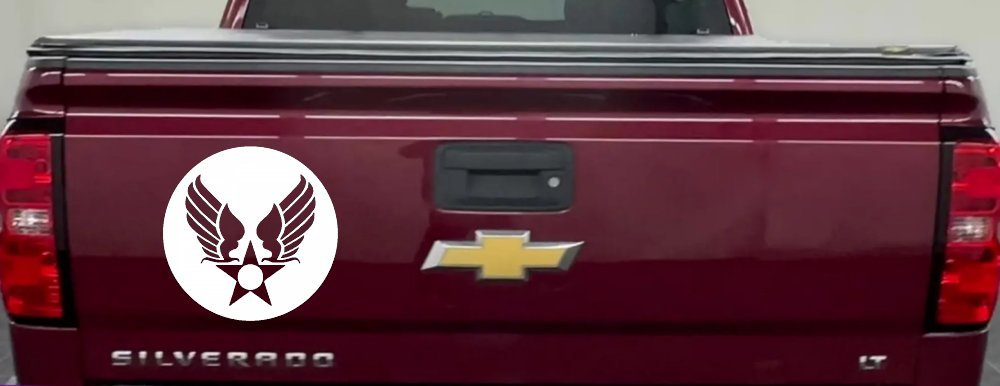 Army Air Corps Crest  Military Car or Truck Window Decal Sticker
