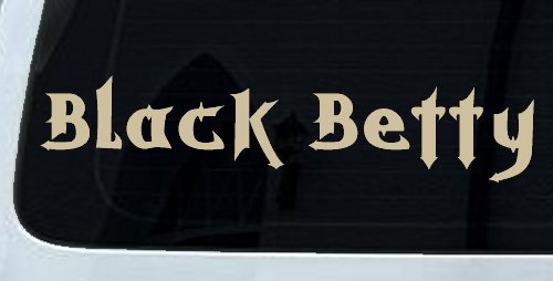 Black Betty Car or Truck Window Decal Sticker