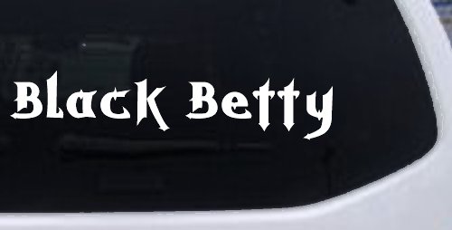 Black Betty Car or Truck Window Decal Sticker