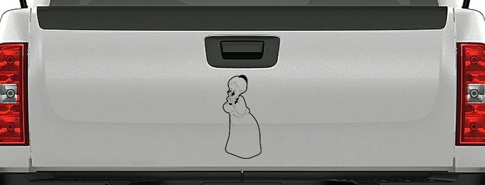 Tweety Birds Granny Cartoons Car or Truck Window Vinyl Decal Sticker (Black)