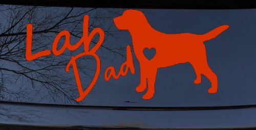 Lab Dad Labrador Retriever Dog Car or Truck Window Decal Sticker