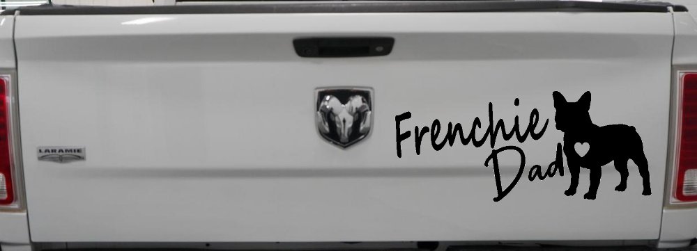 Frenchie Dad French Bulldog Car or Truck Window Decal Sticker