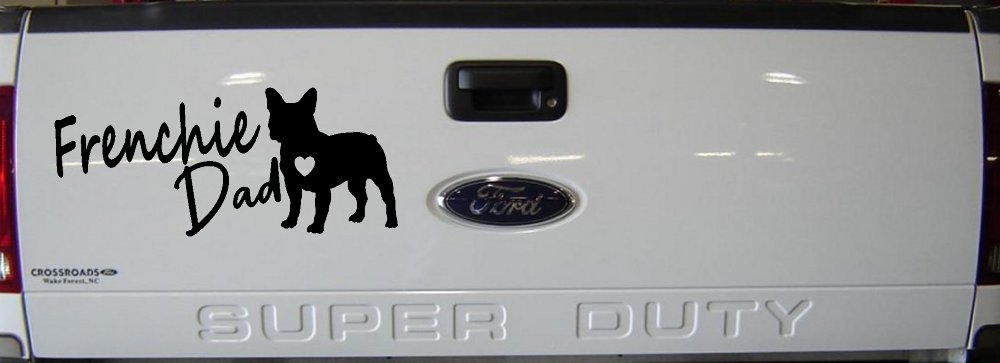 Frenchie Dad French Bulldog Car or Truck Window Decal Sticker