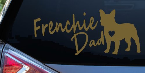 Frenchie Dad French Bulldog Car or Truck Window Decal Sticker