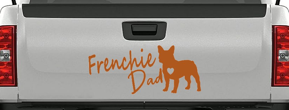 Frenchie Dad French Bulldog Car or Truck Window Decal Sticker