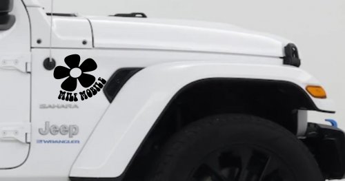 MILF Mobile Funny Car or Truck Window Decal Sticker (Black)