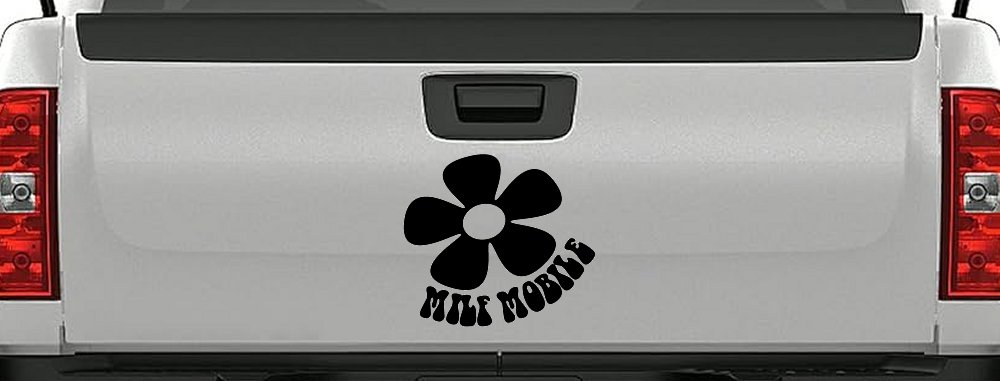 MILF Mobile Funny Car or Truck Window Decal Sticker