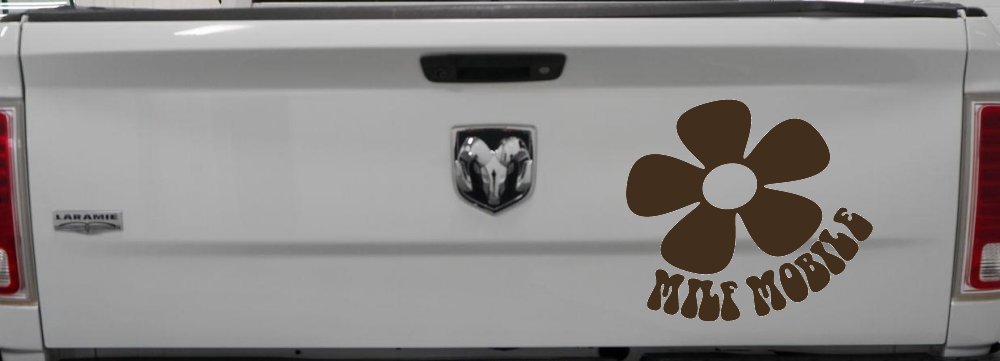 MILF Mobile Funny Car or Truck Window Decal Sticker