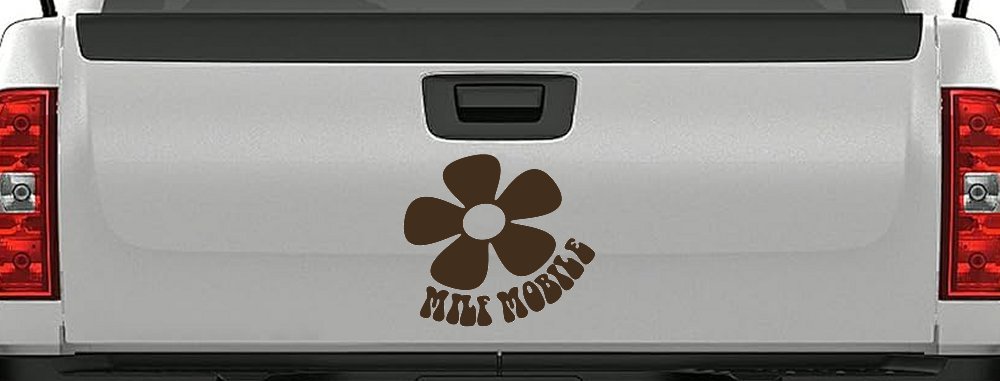MILF Mobile Funny Car or Truck Window Decal Sticker