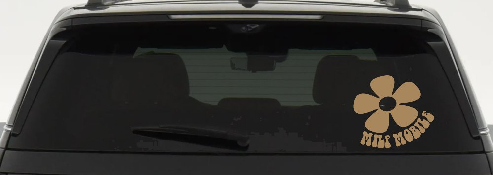 MILF Mobile Funny Car or Truck Window Decal Sticker