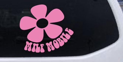 MILF Mobile Funny Car or Truck Window Decal Sticker