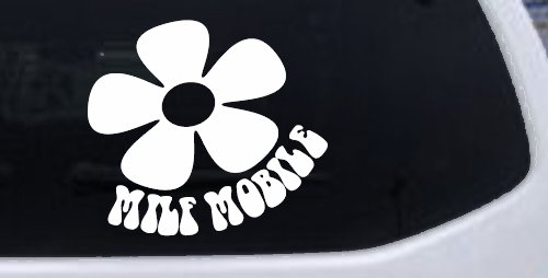 MILF Mobile Funny Car or Truck Window Decal Sticker