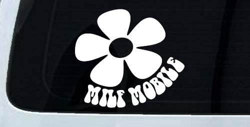 MILF Mobile Funny Car or Truck Window Decal Sticker