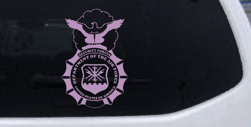 Department Of The Air Force Security Forces With Eagle Military Car or Truck Window Decal Sticker