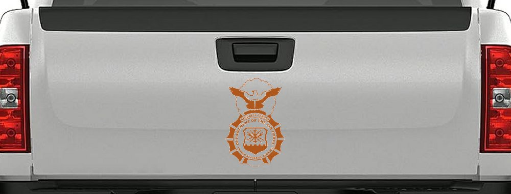 Department Of The Air Force Security Forces With Eagle Military Car or Truck Window Decal Sticker