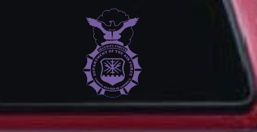 Department Of The Air Force Security Forces With Eagle Military Car or Truck Window Decal Sticker