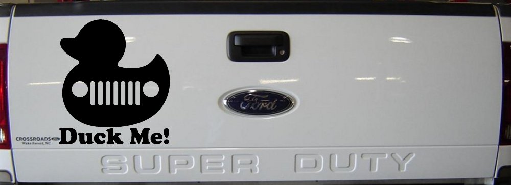 Duck Me Rubber Duck Off Road Car or Truck Window Decal Sticker
