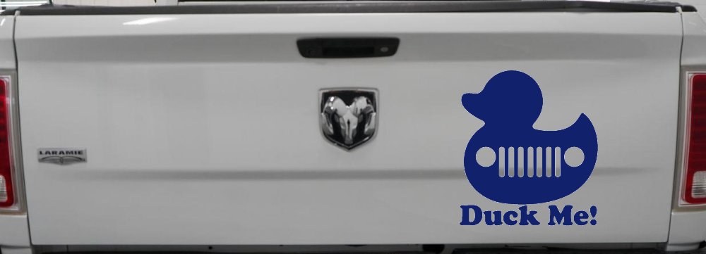 Duck Me Rubber Duck Off Road Car or Truck Window Decal Sticker