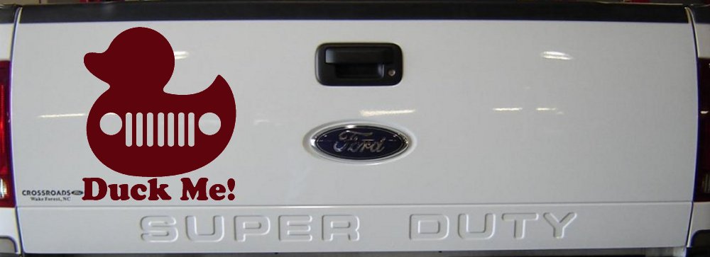 Duck Me Rubber Duck Off Road Car or Truck Window Decal Sticker