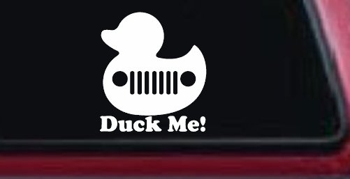 Duck Me Rubber Duck Off Road Car or Truck Window Decal Sticker
