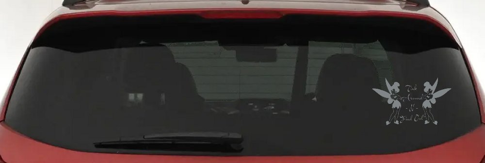 Tink Around N Find Out Tinkerbell Car or Truck Window Decal Sticker