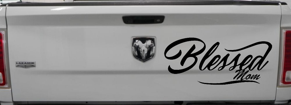 Blessed Mom Car or Truck Window Decal Sticker
