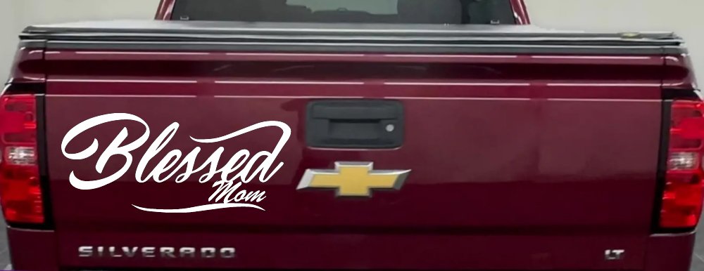 Blessed Mom Car or Truck Window Decal Sticker