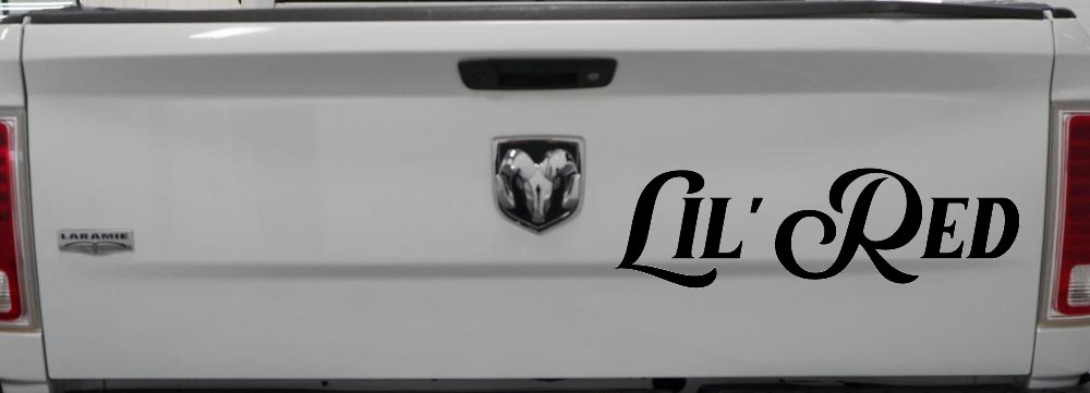 Lil Red Car or Truck Window Decal Sticker