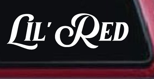 Lil Red Car or Truck Window Decal Sticker