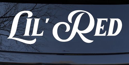 Lil Red Car or Truck Window Decal Sticker