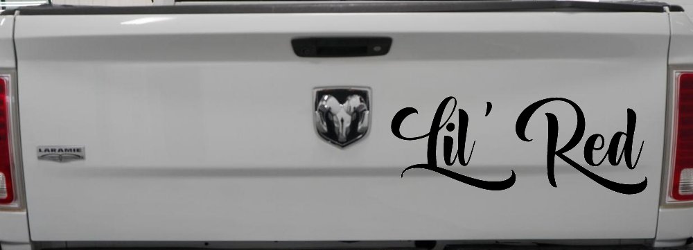 Lil Red Car or Truck Window Decal Sticker