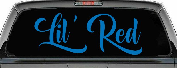 Lil Red Car or Truck Window Decal Sticker