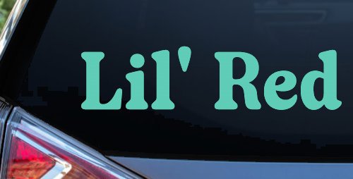 Lil Red Car or Truck Window Decal Sticker (Mint)