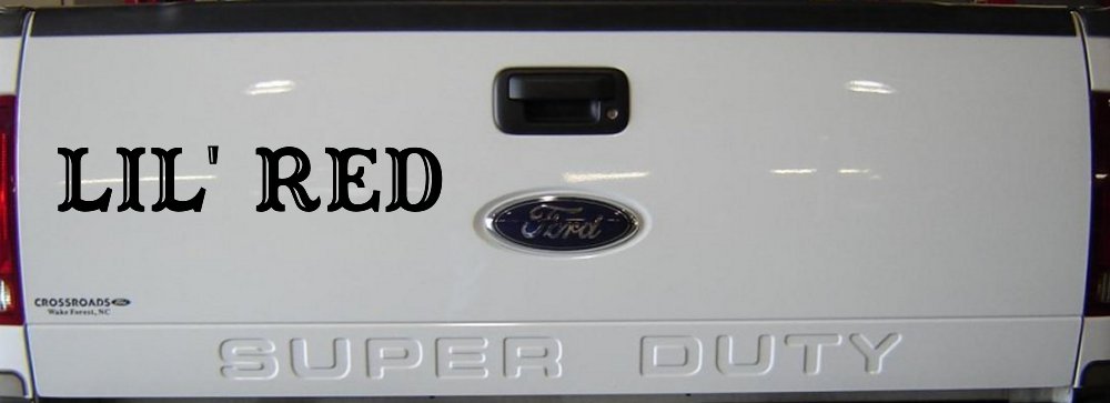 Lil Red Car or Truck Window Decal Sticker