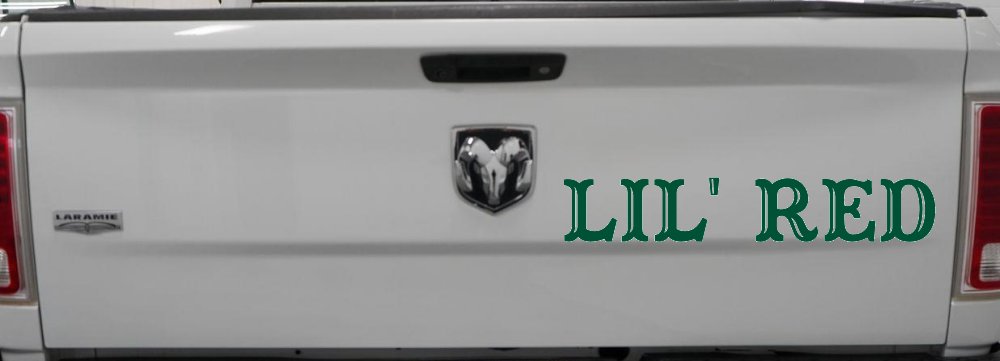 Lil Red Car or Truck Window Decal Sticker