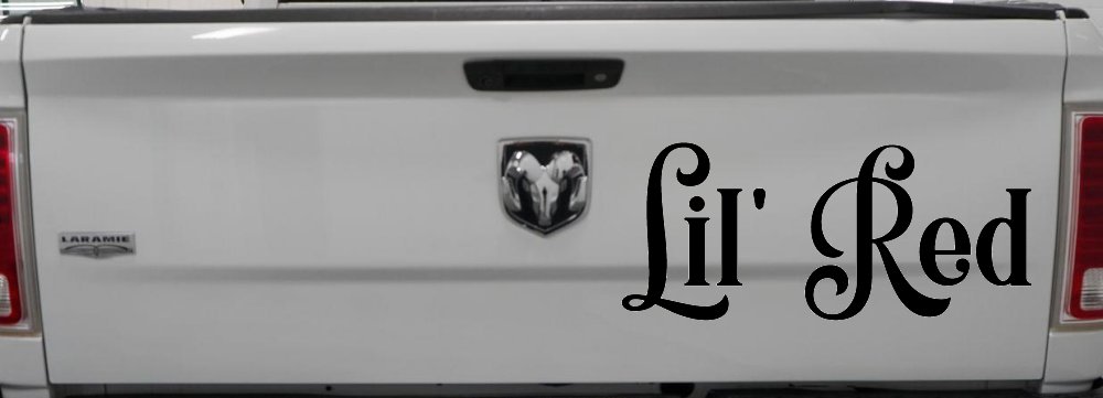 Lil Red Car or Truck Window Decal Sticker
