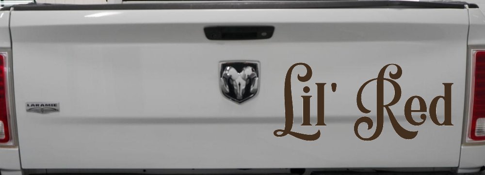 Lil Red Car or Truck Window Decal Sticker