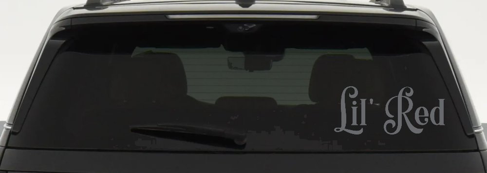 Lil Red Car or Truck Window Decal Sticker