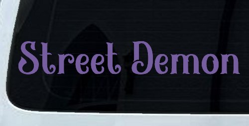 Street Demon Car or Truck Window Decal Sticker (Purple)