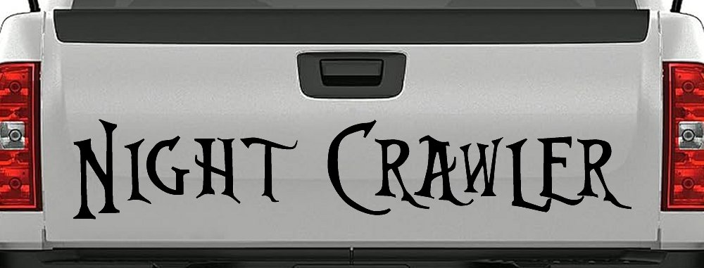 Night Crawler Car or Truck Window Vinyl Decal Sticker (Black)