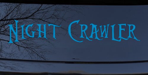 Night Crawler Car or Truck Window Decal Sticker (Blue)