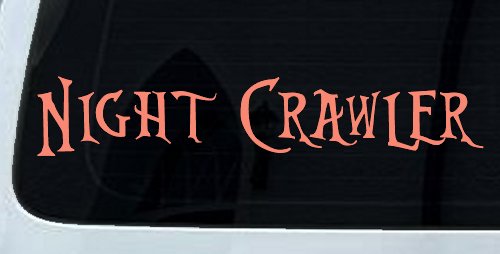 Night Crawler Car or Truck Window Vinyl Decal Sticker (Coral)