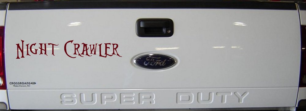 Night Crawler Car or Truck Window Decal Sticker (Purple Red)