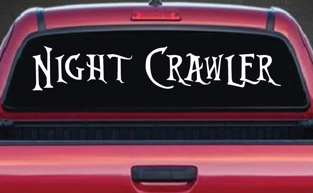 Night Crawler Car or Truck Window Decal Sticker