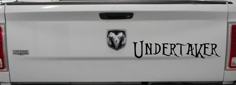 Undertaker Car or Truck Window Decal Sticker
