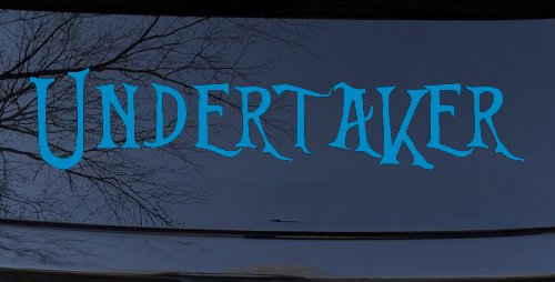 Undertaker Car or Truck Window Decal Sticker