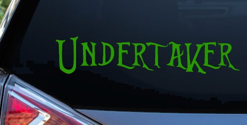 Undertaker Car or Truck Window Decal Sticker