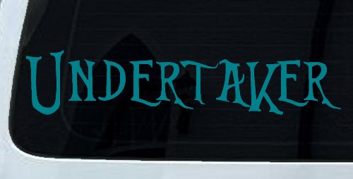 Undertaker Car or Truck Window Decal Sticker